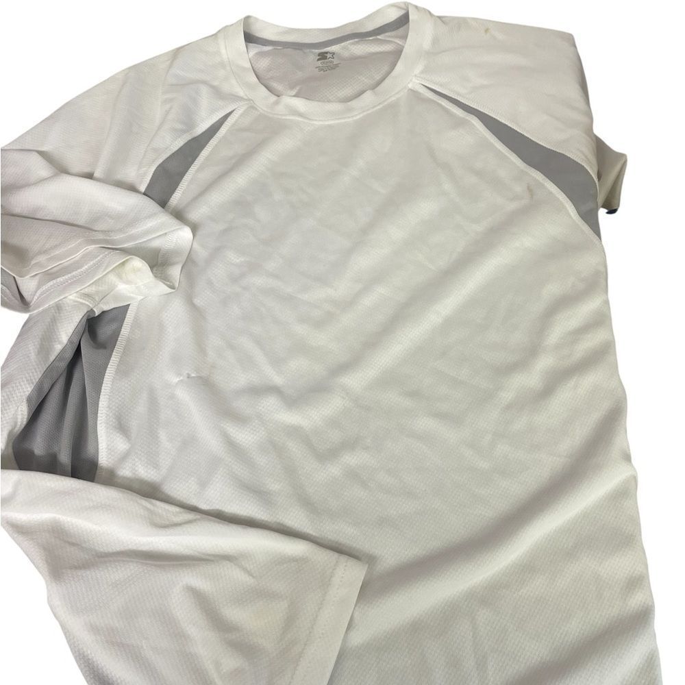 Starter men’s active White and Gray Athletic T-Shirt new with tags 3XL